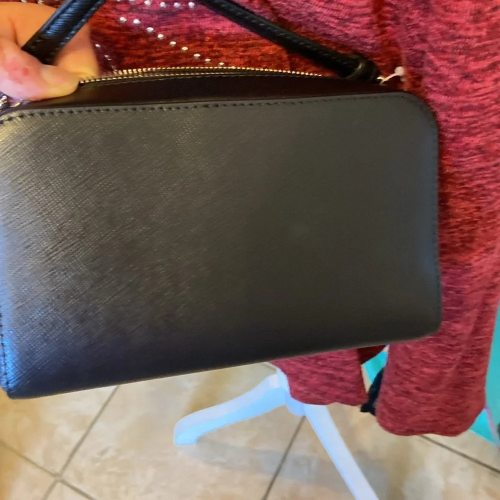 Kate spade Staci zip around mini black leather Crossbody - Picture 9 of 14